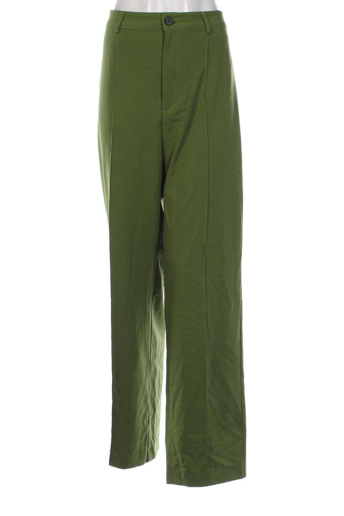 Dámske nohavice Pull&Bear, Veľkosť XL, Farba Zelená, Cena  25,08 €