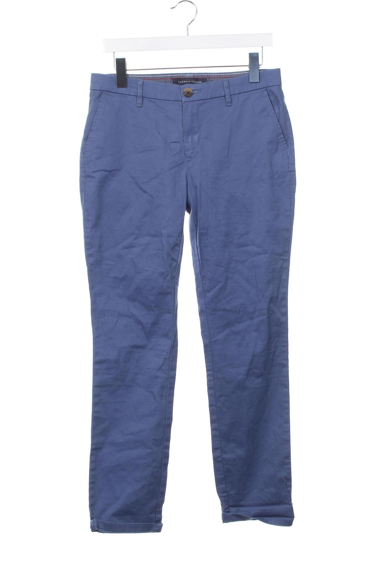 Pantaloni de femei Tommy Hilfiger, Mărime S, Culoare Albastru, Preț 327,99 Lei