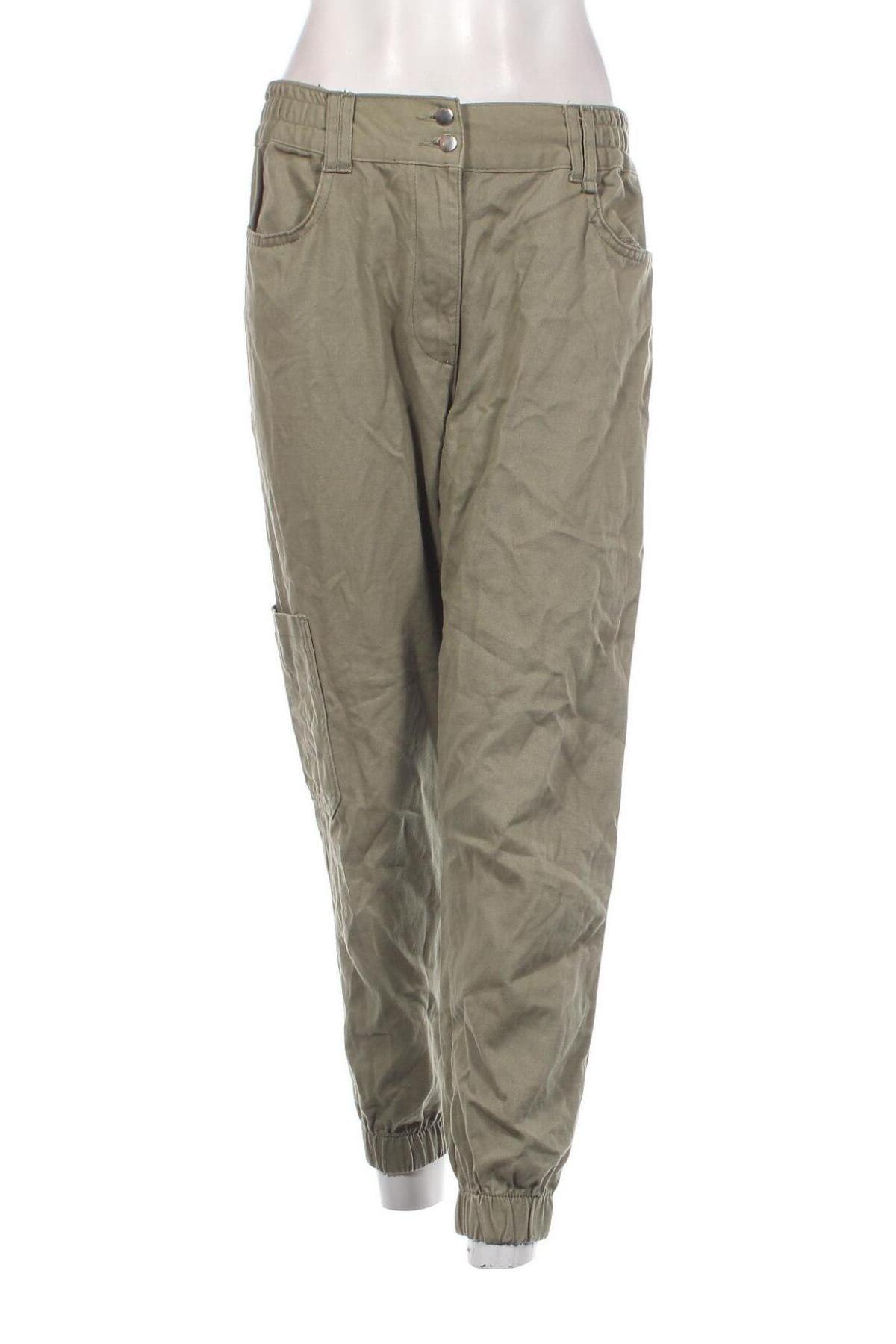 Pantaloni de femei Young, Mărime M, Culoare Verde, Preț 38,99 Lei