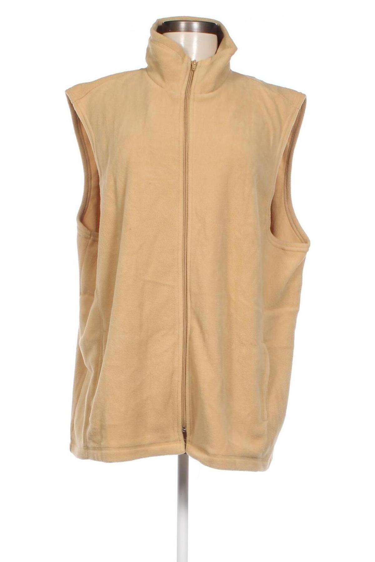 Damen Fleeceweste, Größe XL, Farbe Beige, Preis 13,99 €