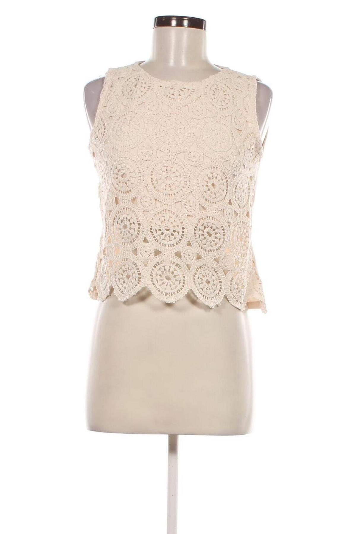 Damentop Topshop, Größe M, Farbe Beige, Preis € 11,49