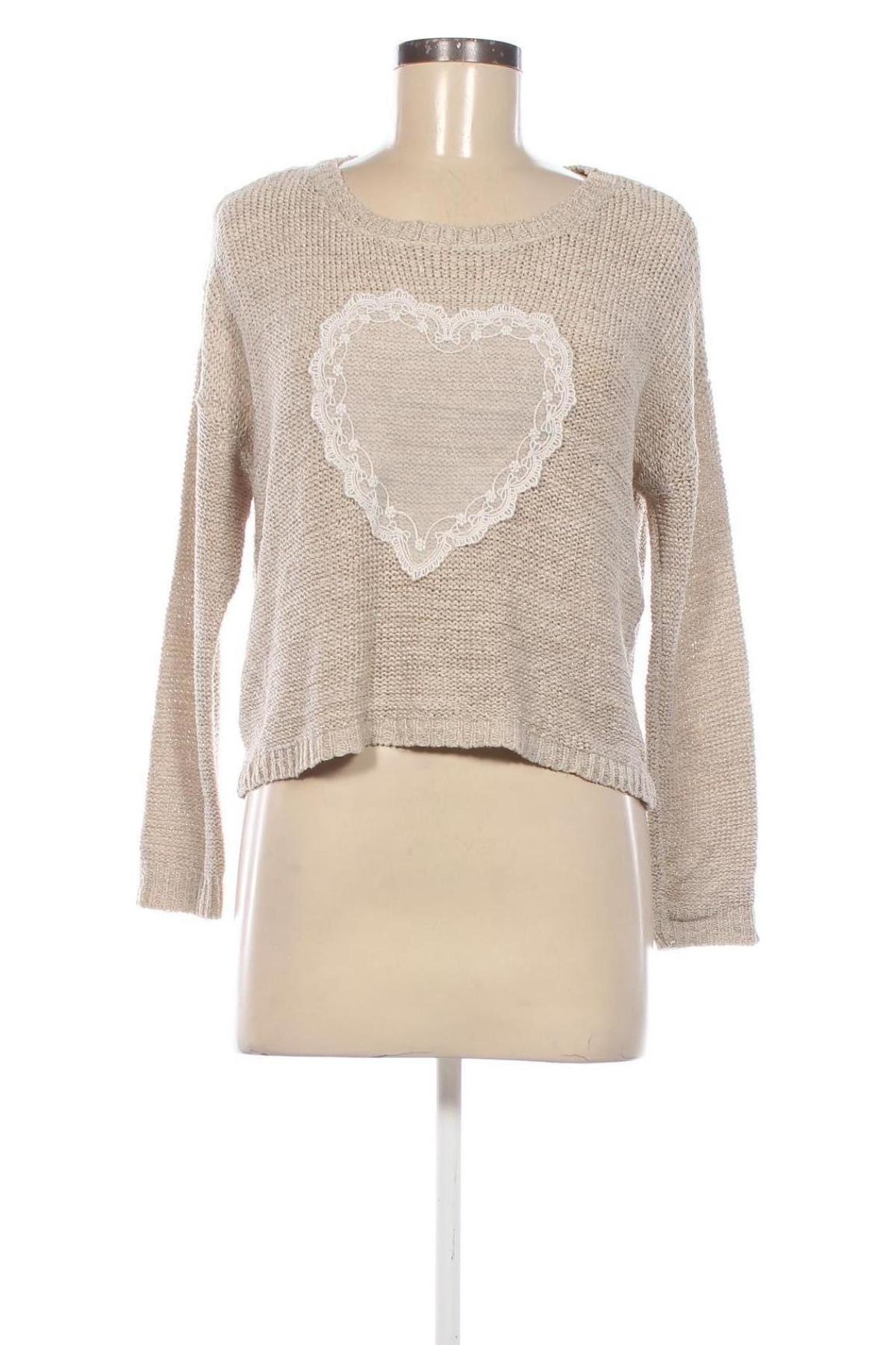 Damenpullover, Größe M, Farbe Beige, Preis 3,99 €