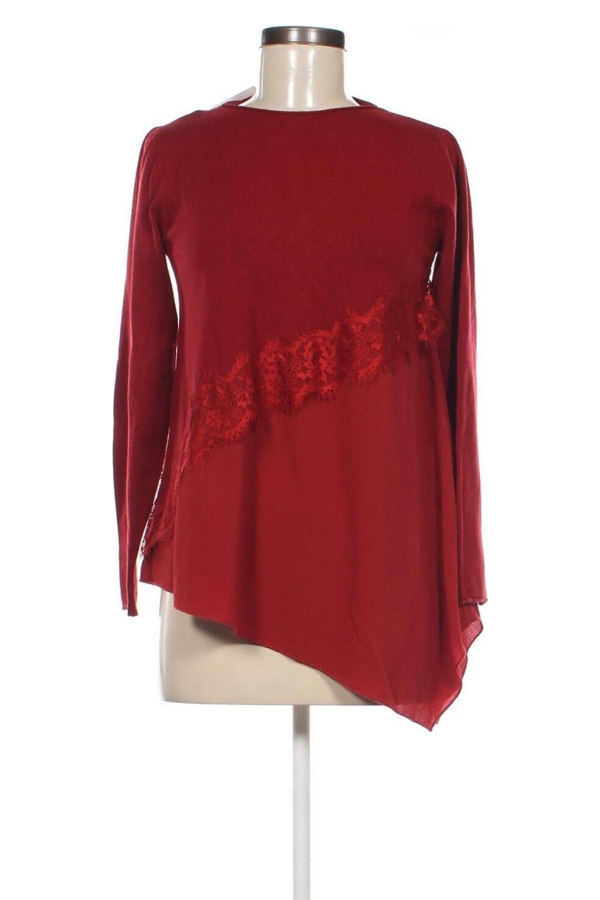 Damenpullover, Größe M, Farbe Rot, Preis € 10,99