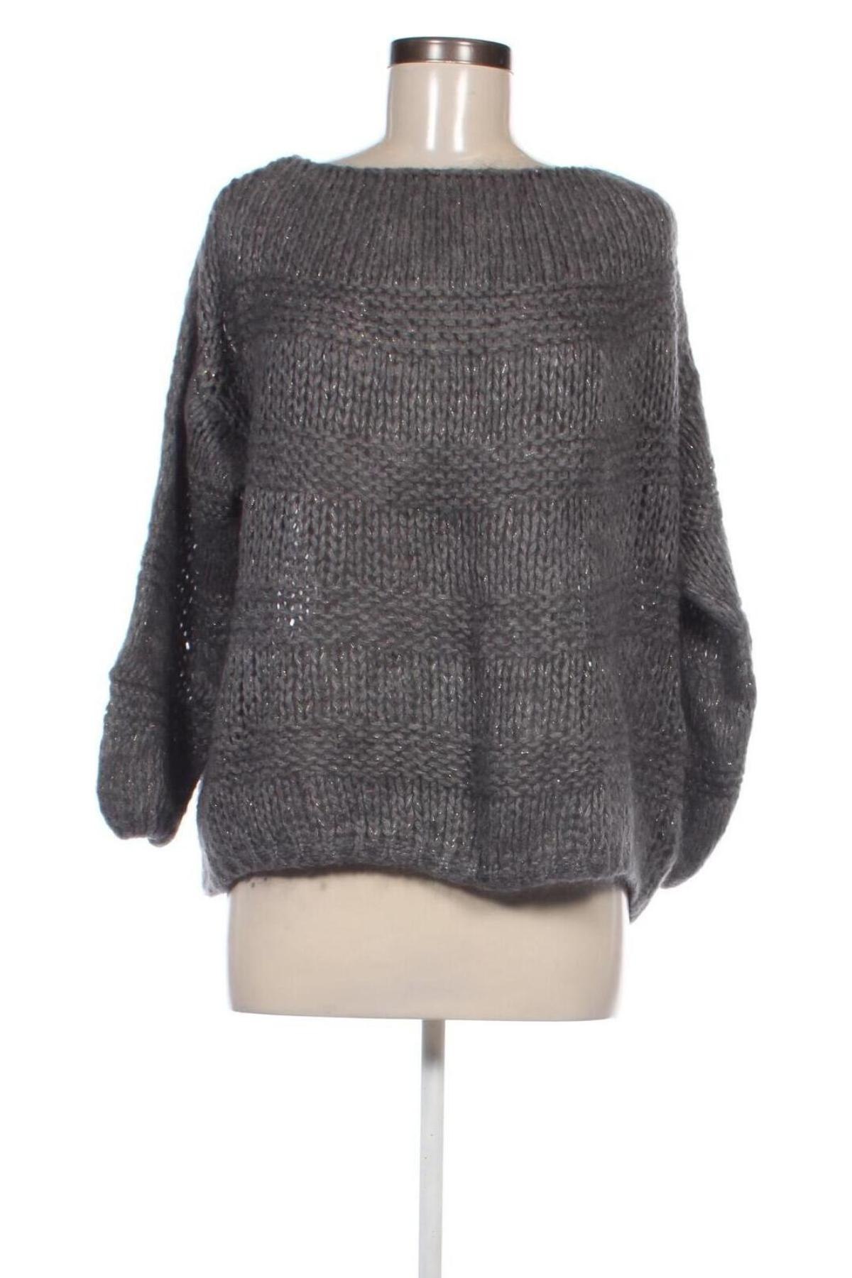 Damenpullover, Größe L, Farbe Grau, Preis 9,49 €