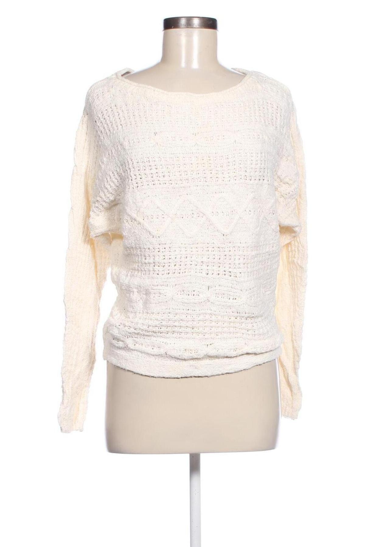 Damski sweter Abercrombie & Fitch, Rozmiar XS, Kolor ecru, Cena 109,99 zł