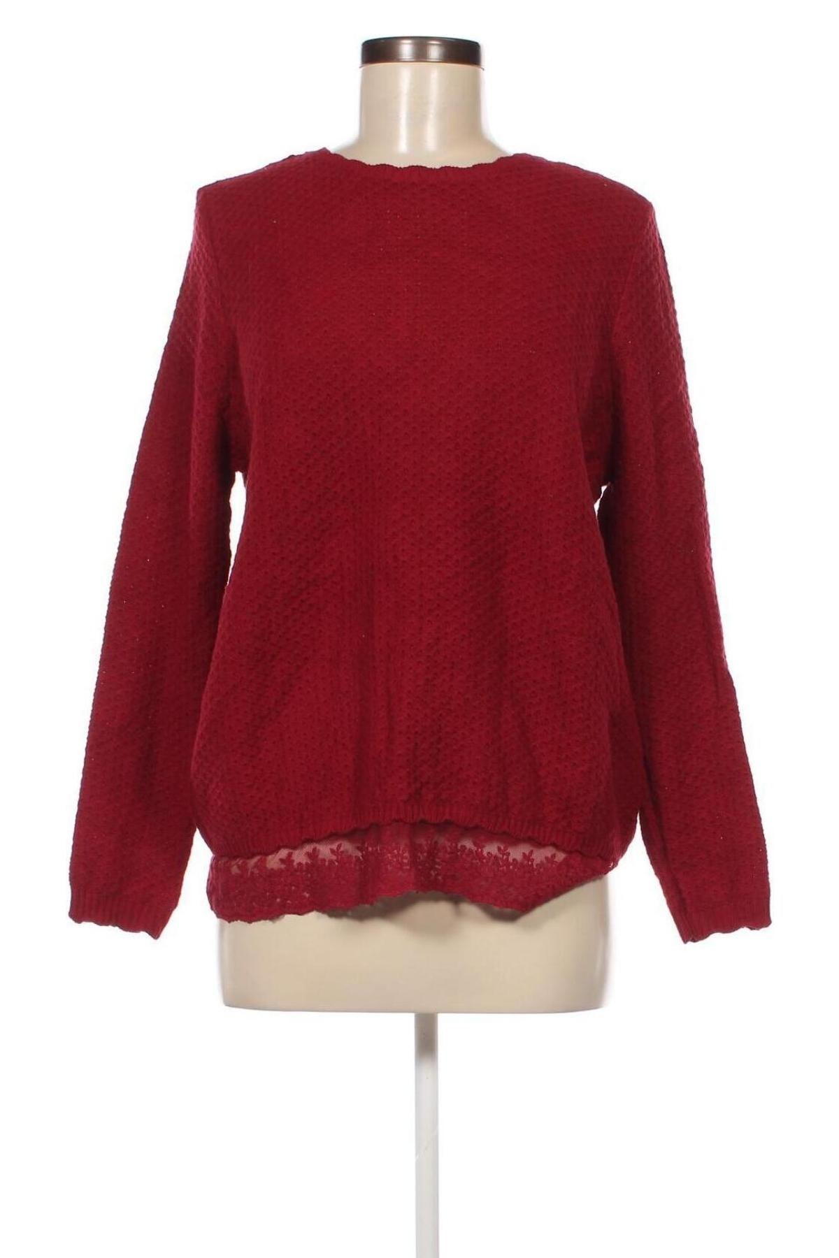 Damenpullover Alya, Größe M, Farbe Rot, Preis 6,49 €