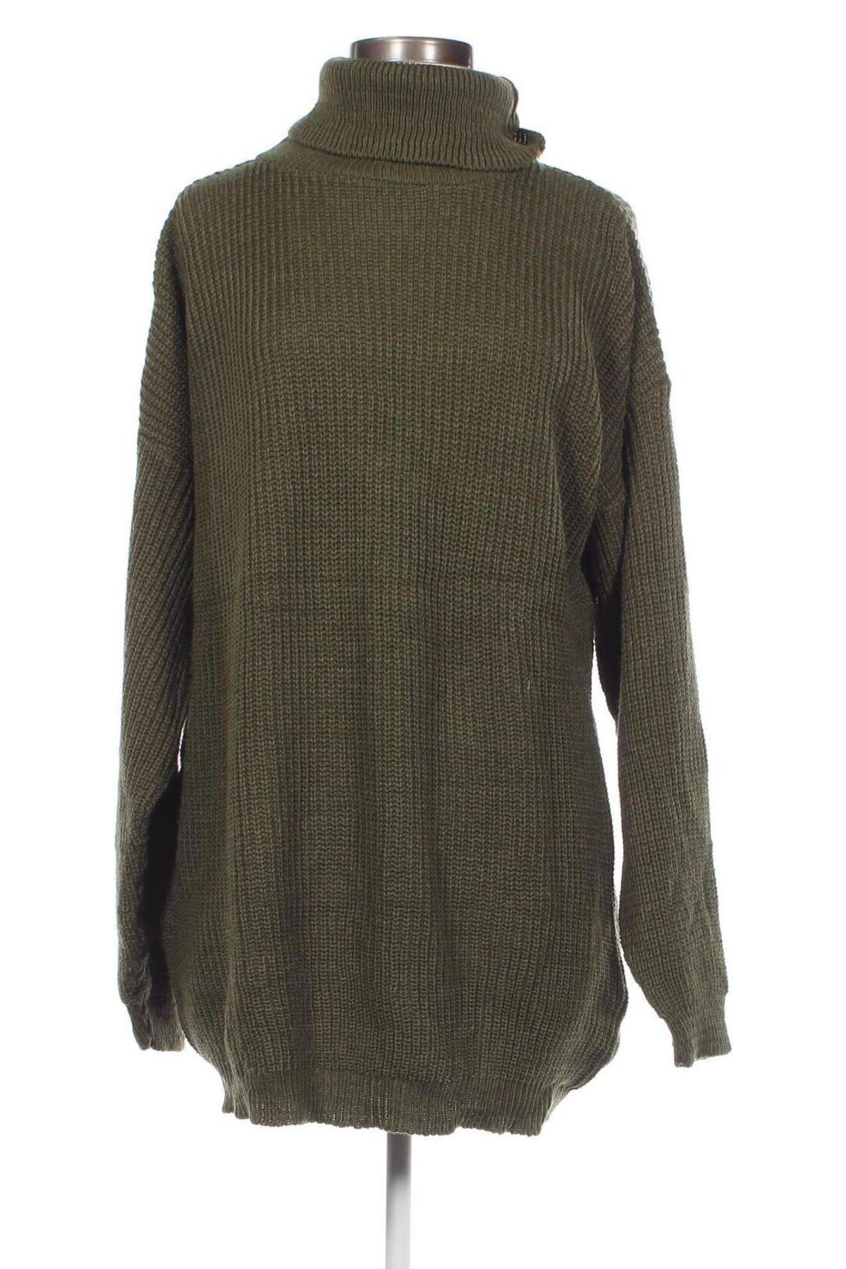 Damski sweter Boohoo, Rozmiar XXL, Kolor Zielony, Cena 51,99 zł