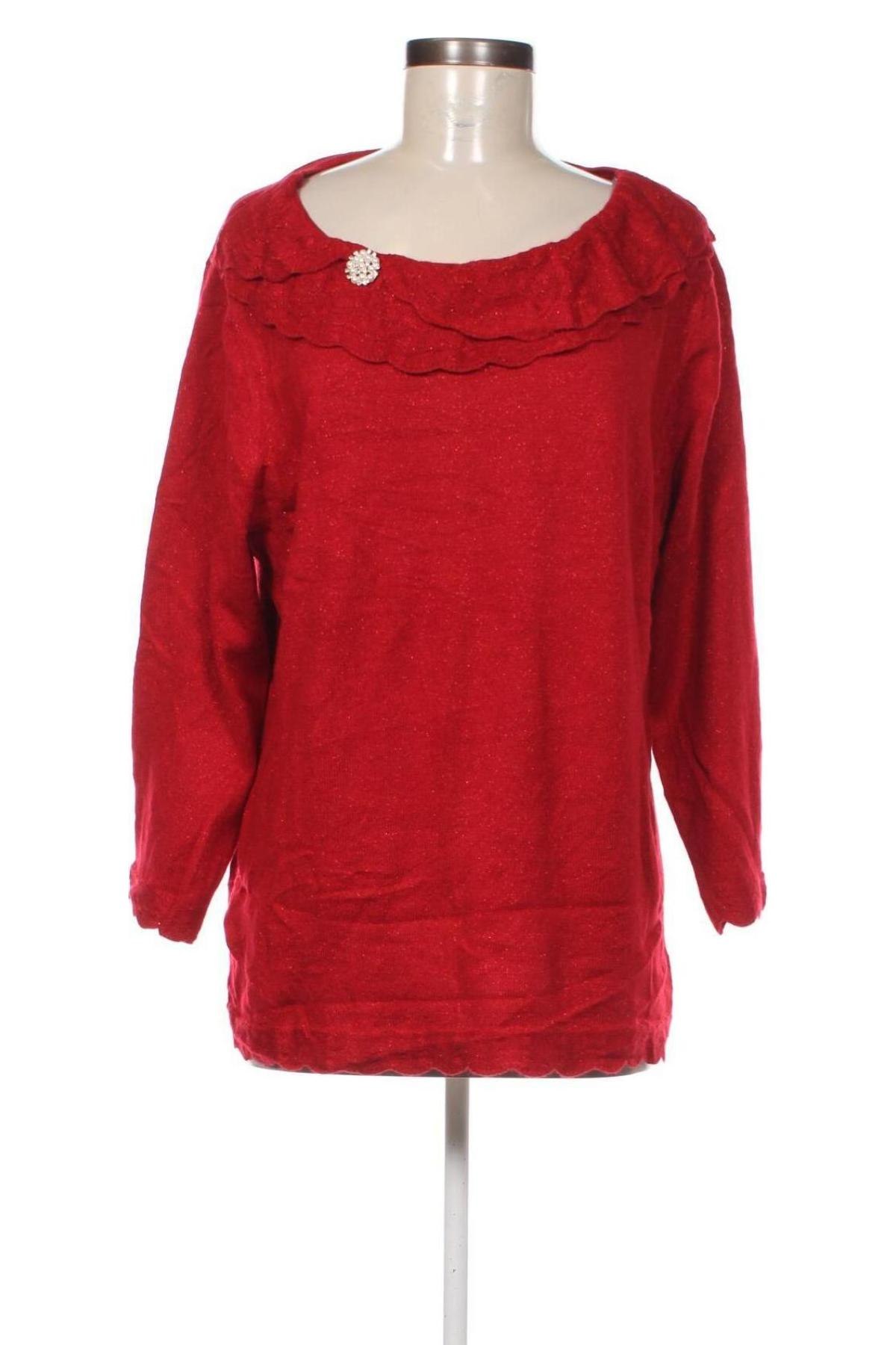 Damenpullover Briggs, Größe XL, Farbe Rot, Preis 4,49 €