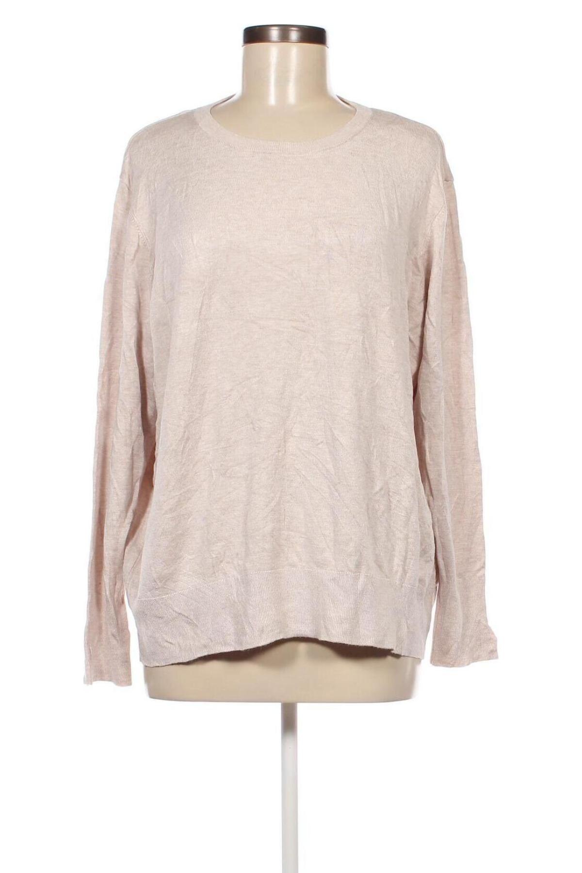 Damenpullover C&A, Größe XXL, Farbe Beige, Preis € 10,49