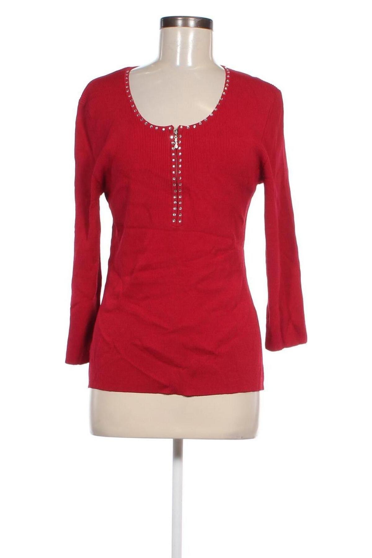 Damenpullover Cable & Gauge, Größe XL, Farbe Rot, Preis € 8,49