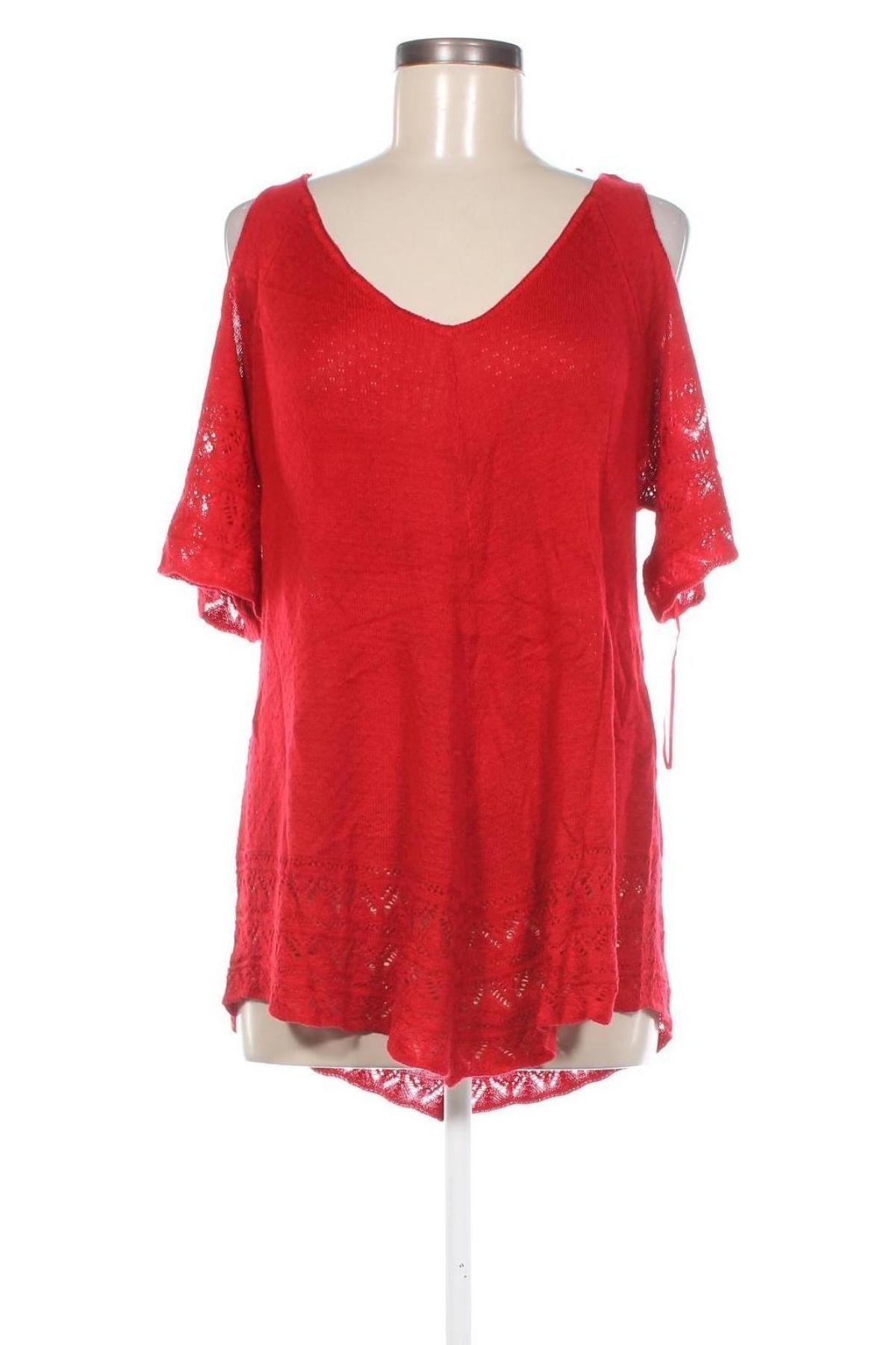 Damenpullover Cleo, Größe L, Farbe Rot, Preis 7,49 €