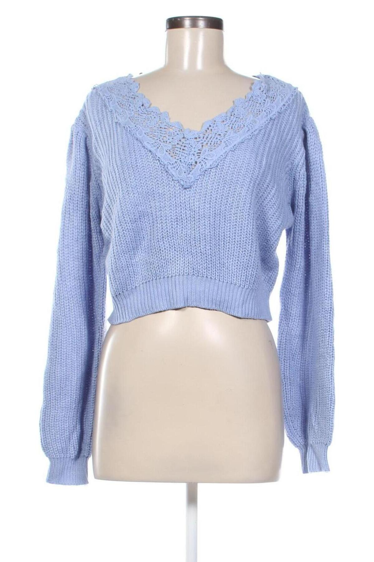 Damenpullover Derek Heart, Größe L, Farbe Blau, Preis 4,99 €