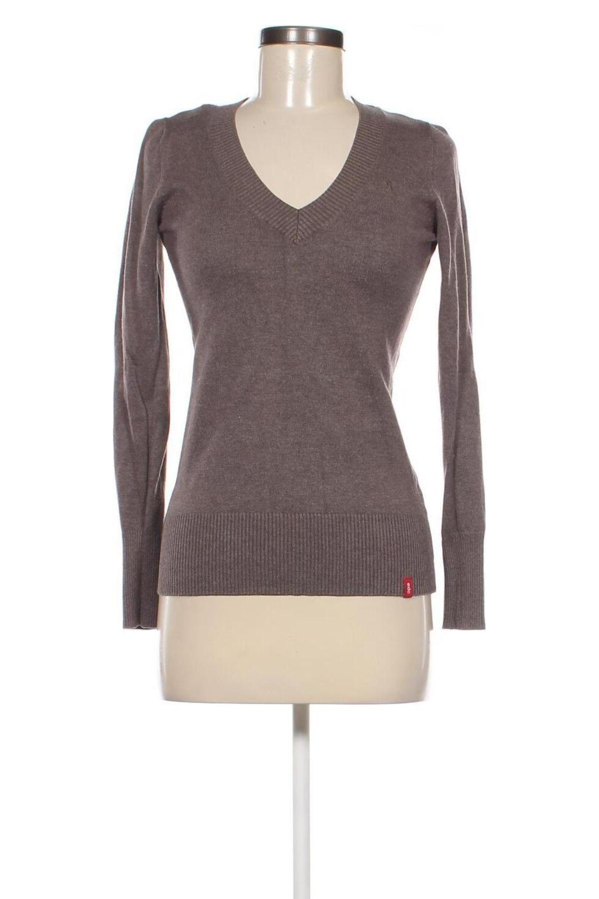 Damski sweter Edc By Esprit, Rozmiar S, Kolor Brązowy, Cena 57,99 zł