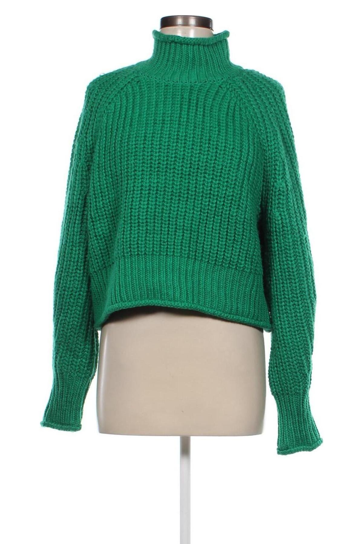 Damski sweter H&M, Rozmiar M, Kolor Zielony, Cena 37,99 zł