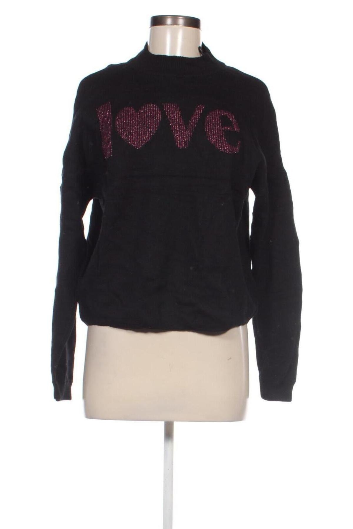 Pulover de femei H&M Divided, Mărime S, Culoare Negru, Preț 24,99 Lei