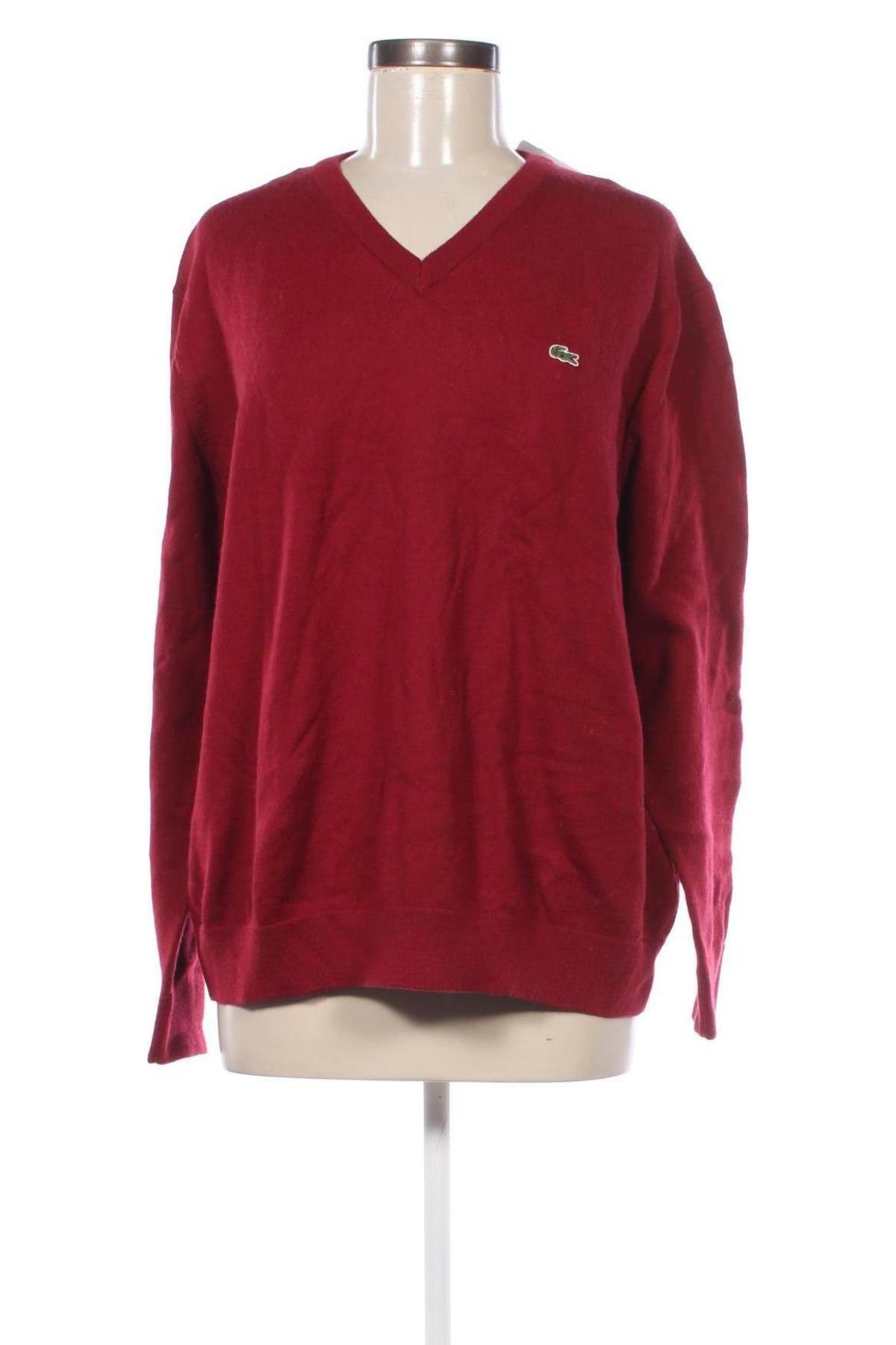 Damenpullover Lacoste, Größe 3XL, Farbe Rot, Preis € 39,99