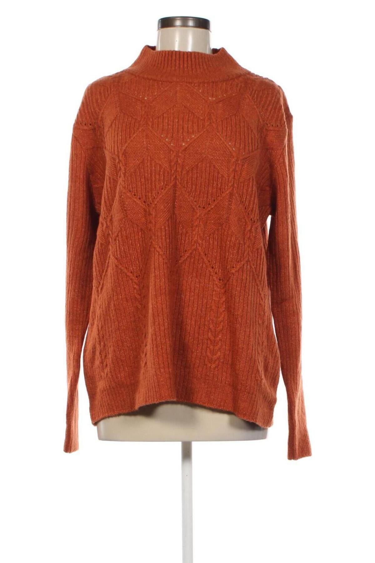 Damenpullover Laura Torelli, Größe L, Farbe Orange, Preis € 6,99