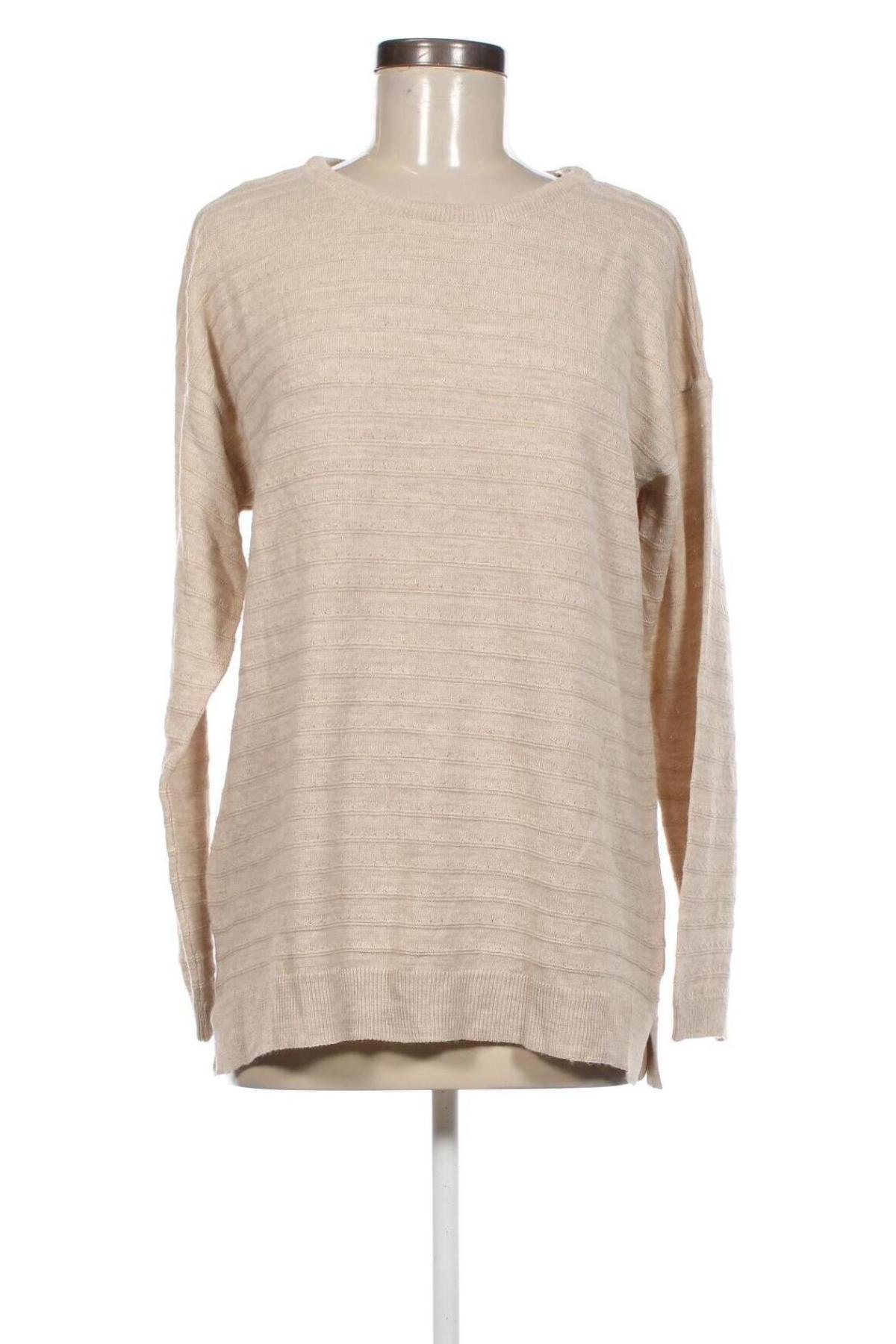 Damenpullover Laura Torelli, Größe M, Farbe Beige, Preis 6,99 €