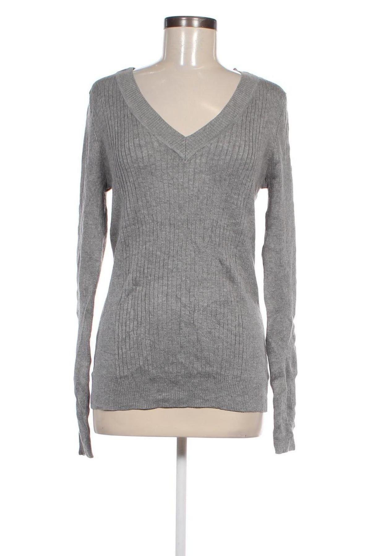 Damenpullover Merona, Größe L, Farbe Grau, Preis 5,49 €