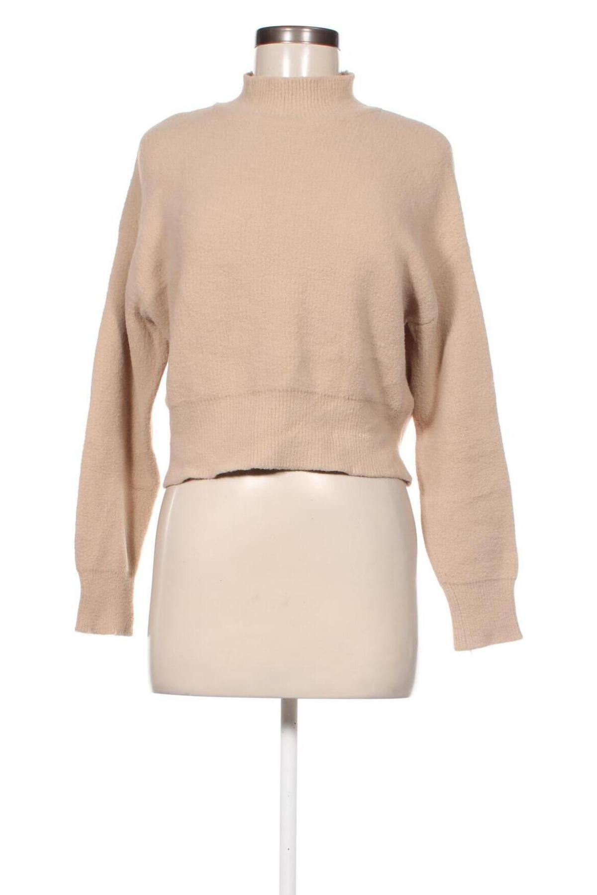 Damski sweter Pull&Bear, Rozmiar M, Kolor Brązowy, Cena 31,99 zł