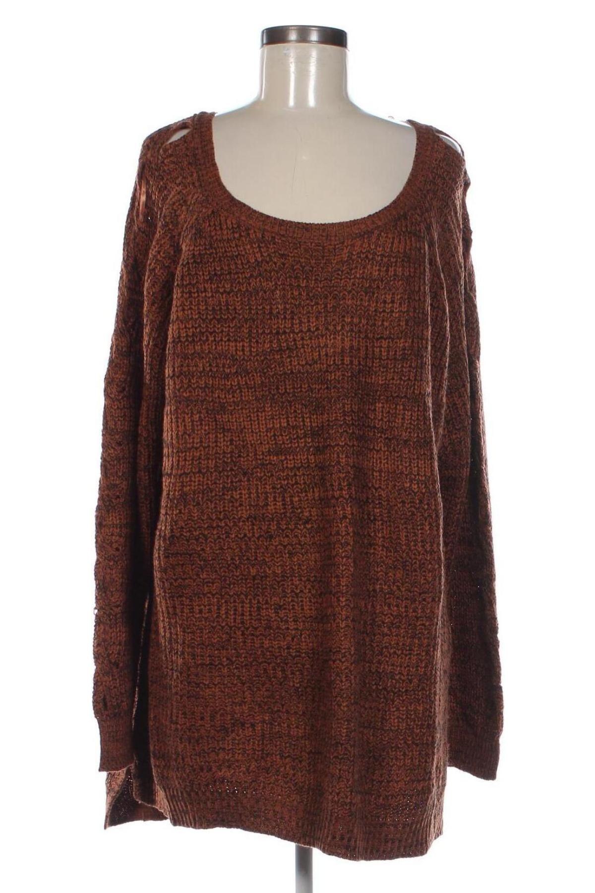 Damenpullover Rue 21, Größe 4XL, Farbe Braun, Preis € 36,49