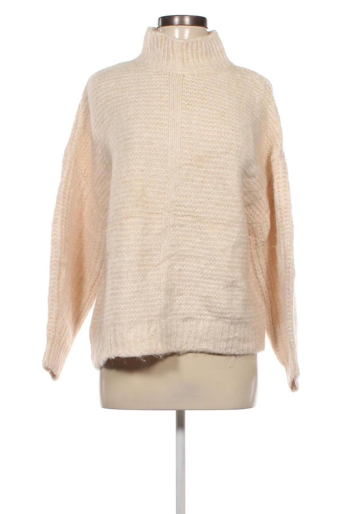 Damenpullover Stradivarius, Größe S, Farbe Ecru, Preis € 20,49