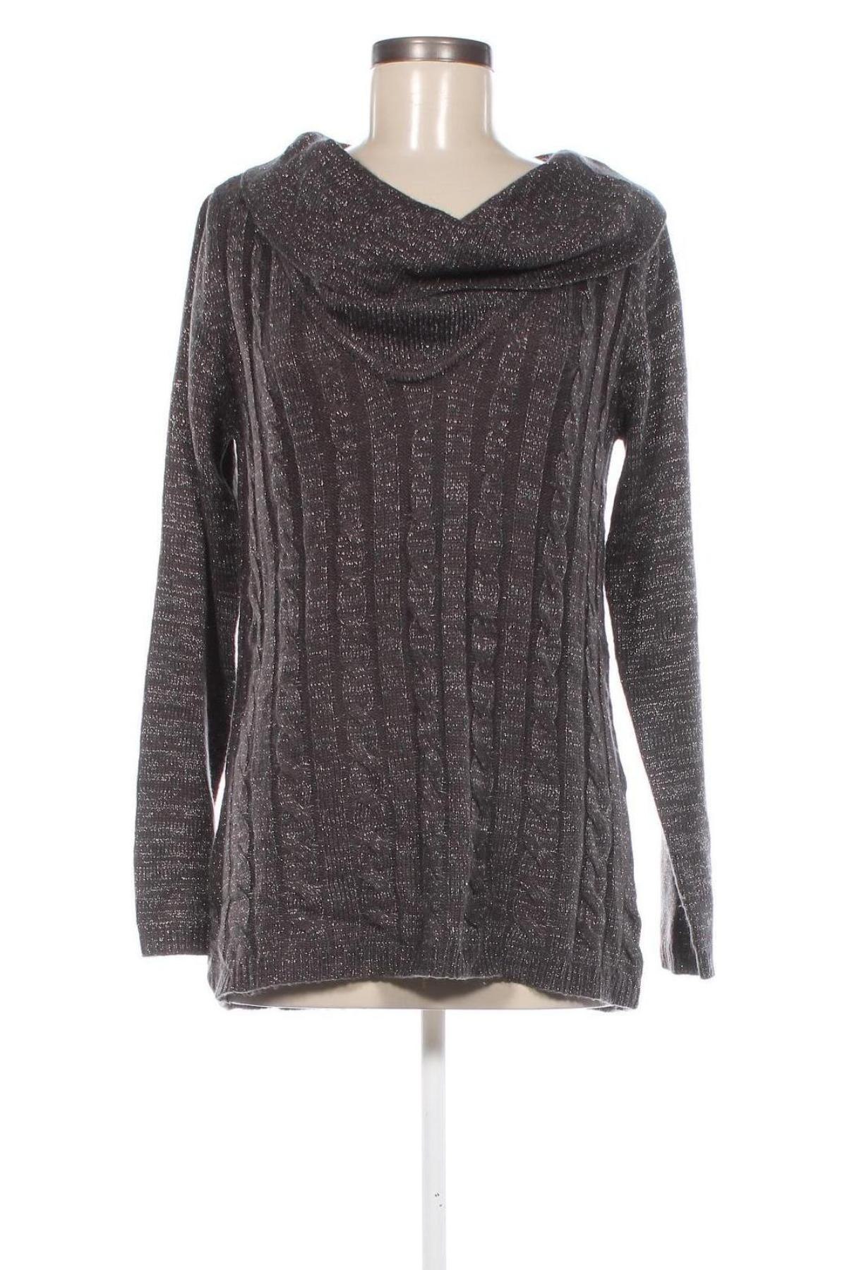 Damenpullover Susan Graver, Größe M, Farbe Grau, Preis € 8,49