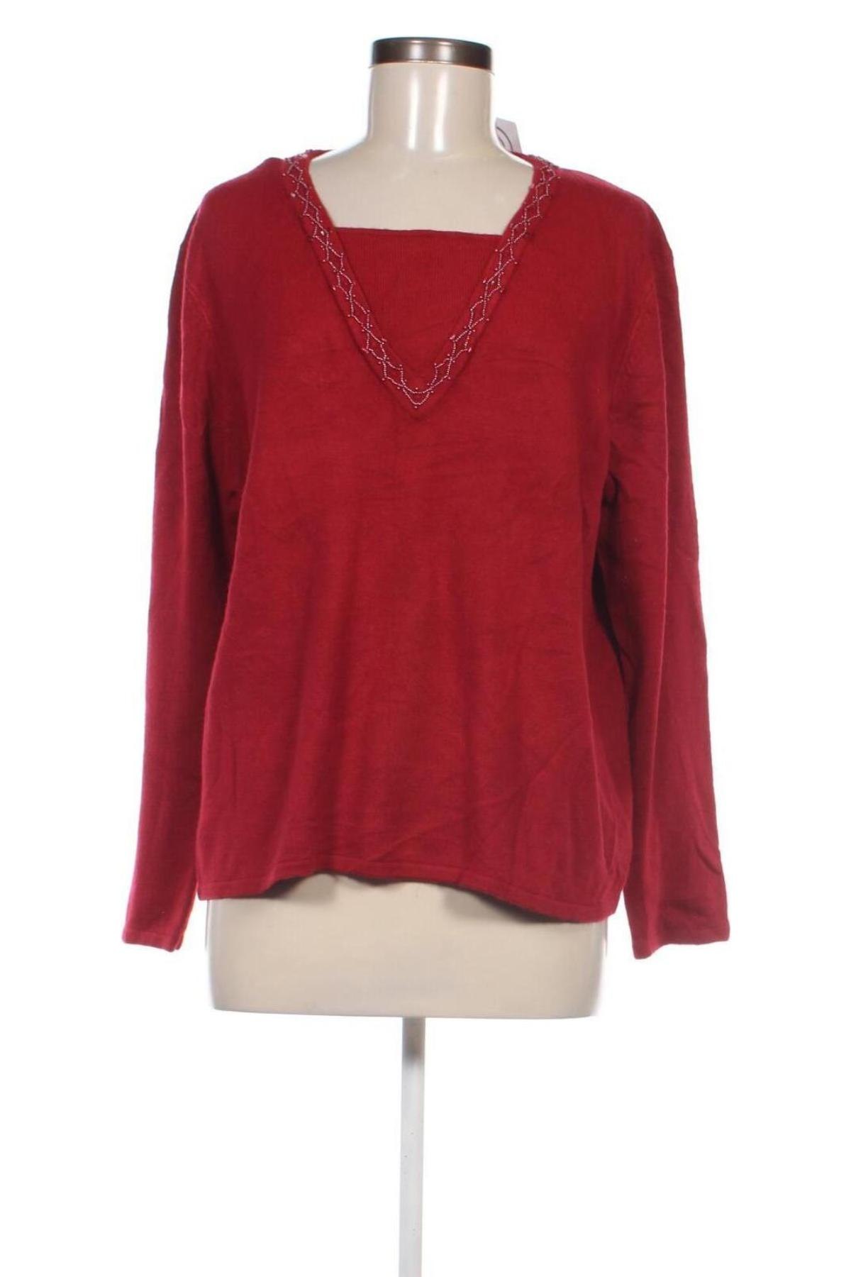 Damenpullover Tradition, Größe XL, Farbe Rot, Preis € 20,49