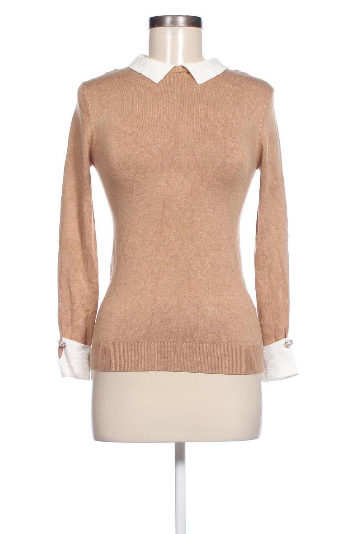 Damenpullover Zara Knitwear, Größe S, Farbe Beige, Preis 8,99 €