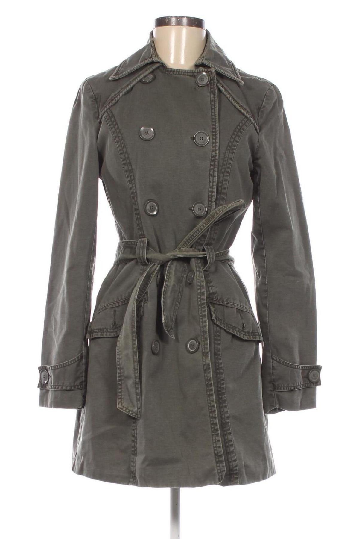 Trench de femei, Mărime S, Culoare Verde, Preț 121,99 Lei