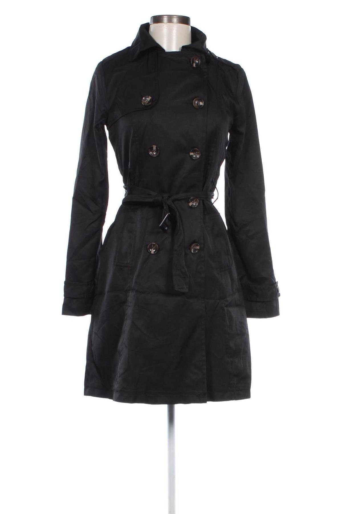 Damen Trench Coat, Größe M, Farbe Schwarz, Preis € 19,49