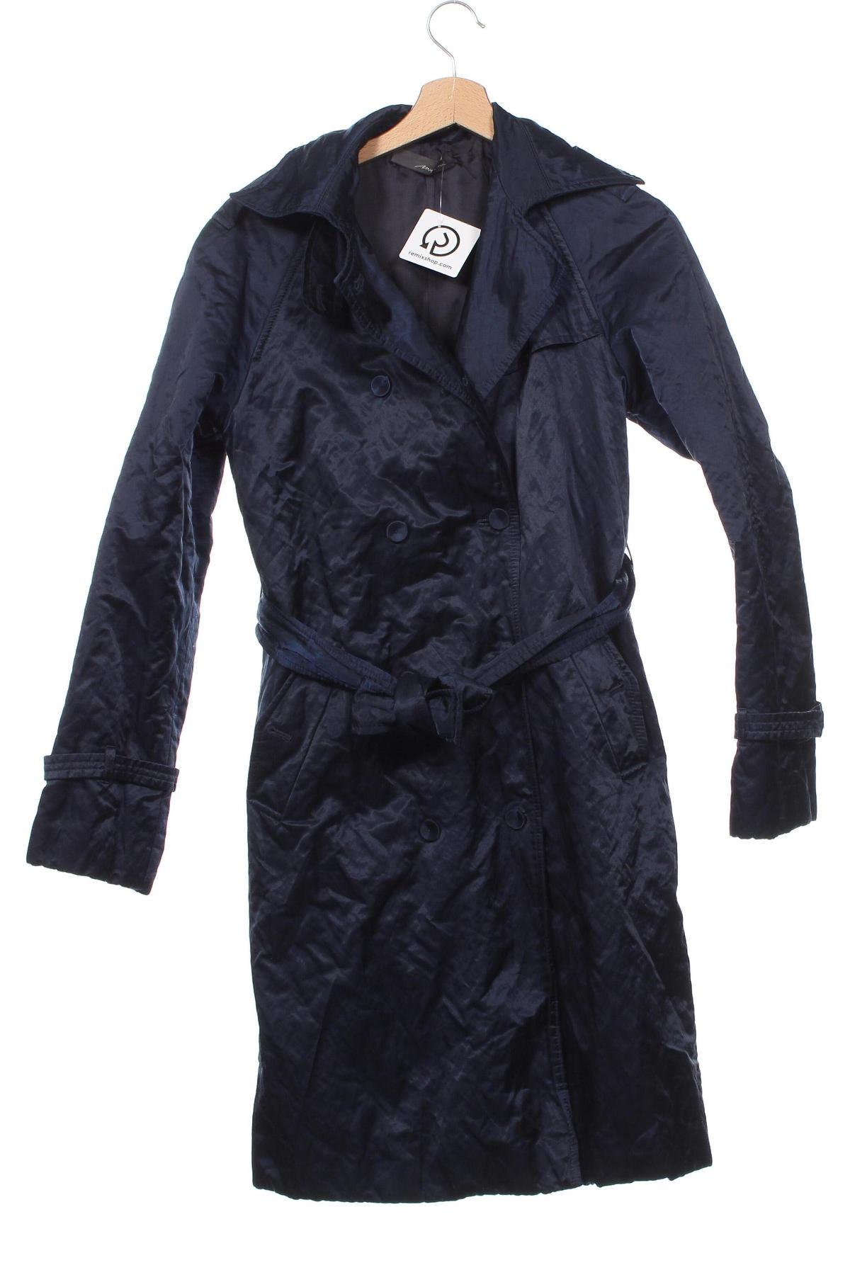 Damen Trenchcoat, Größe XS, Farbe Blau, Preis 22,99 €