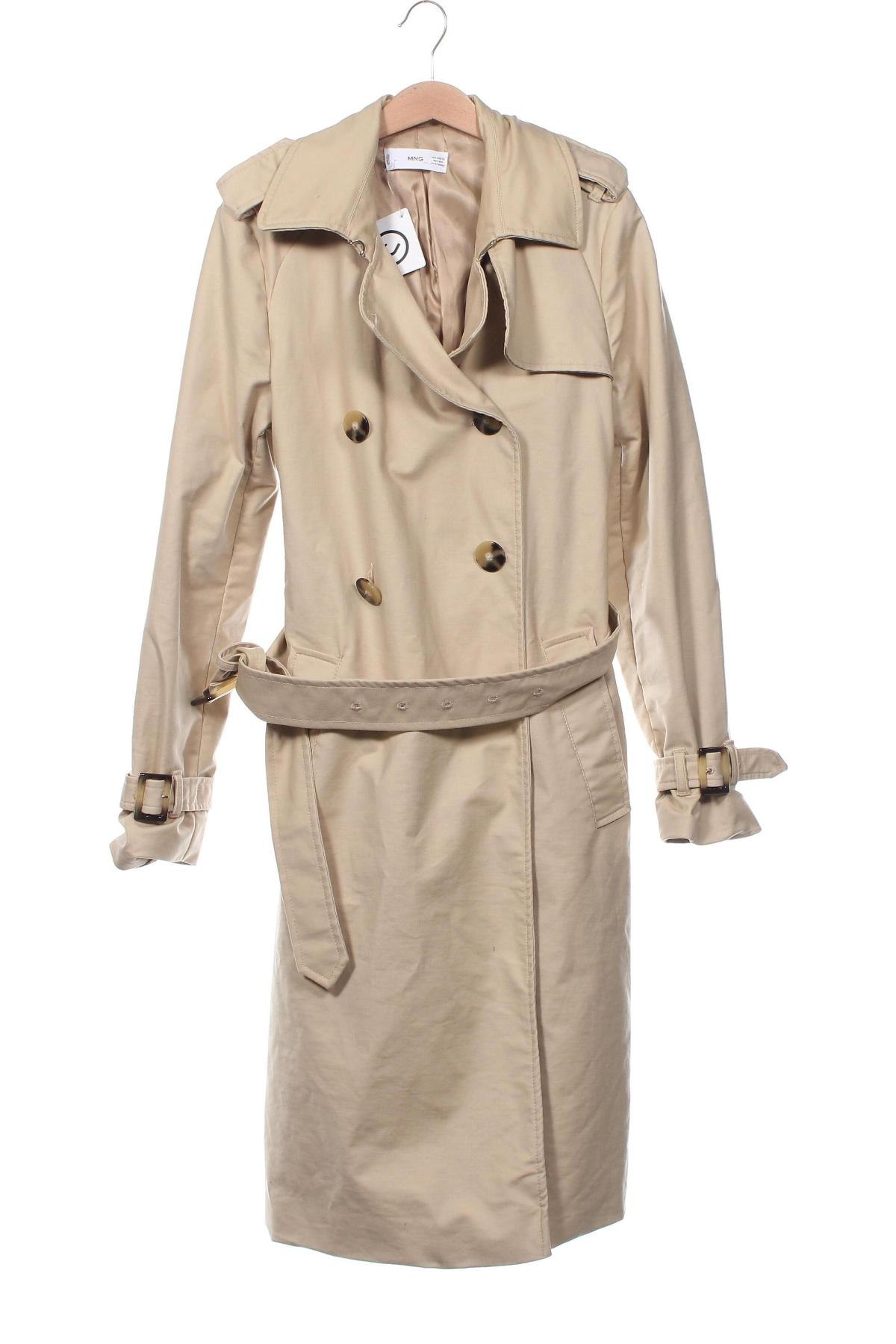 Damen Trench Coat Mango, Größe XS, Farbe Beige, Preis € 34,69