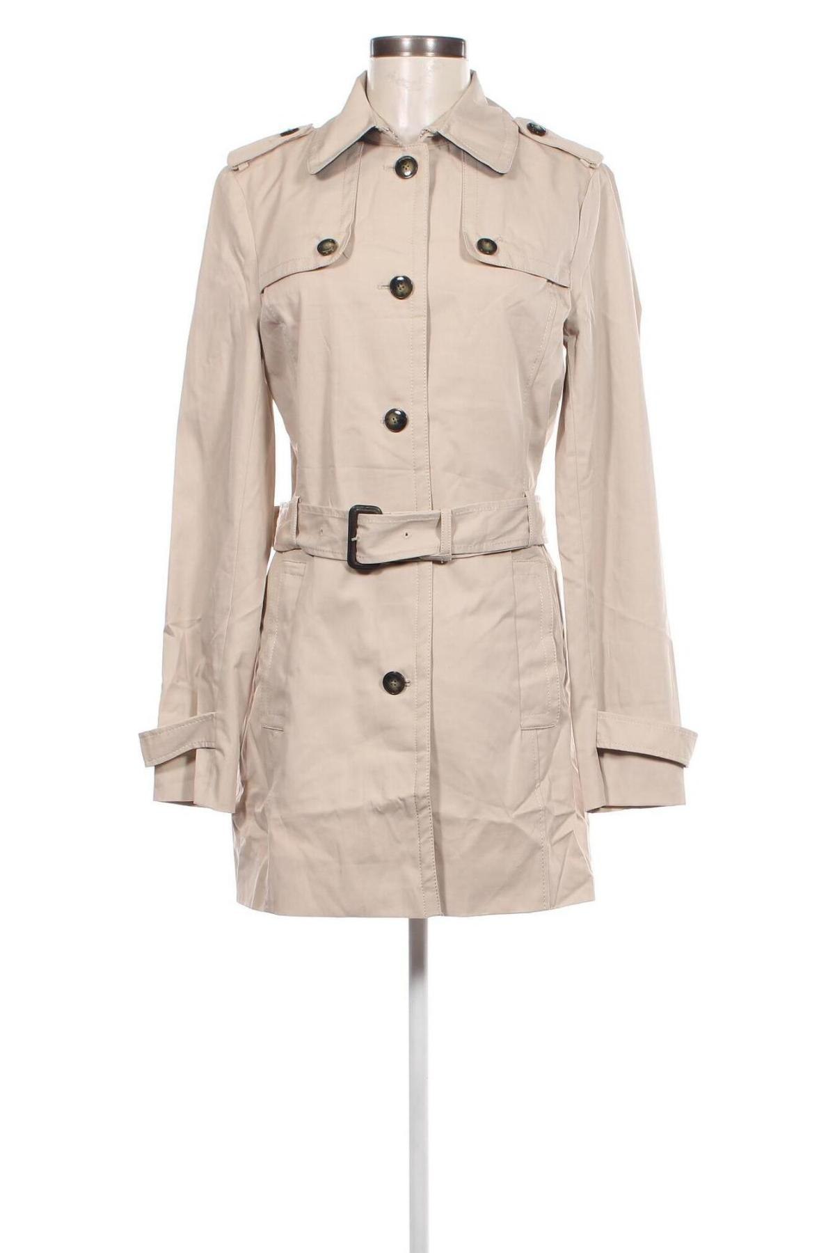 Trench de femei Tommy Hilfiger, Mărime S, Culoare Ecru, Preț 303,99 Lei