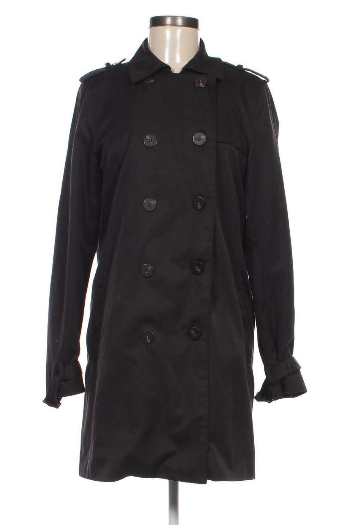 Damen Trenchcoat VILA, Größe S, Farbe Schwarz, Preis 17,49 €