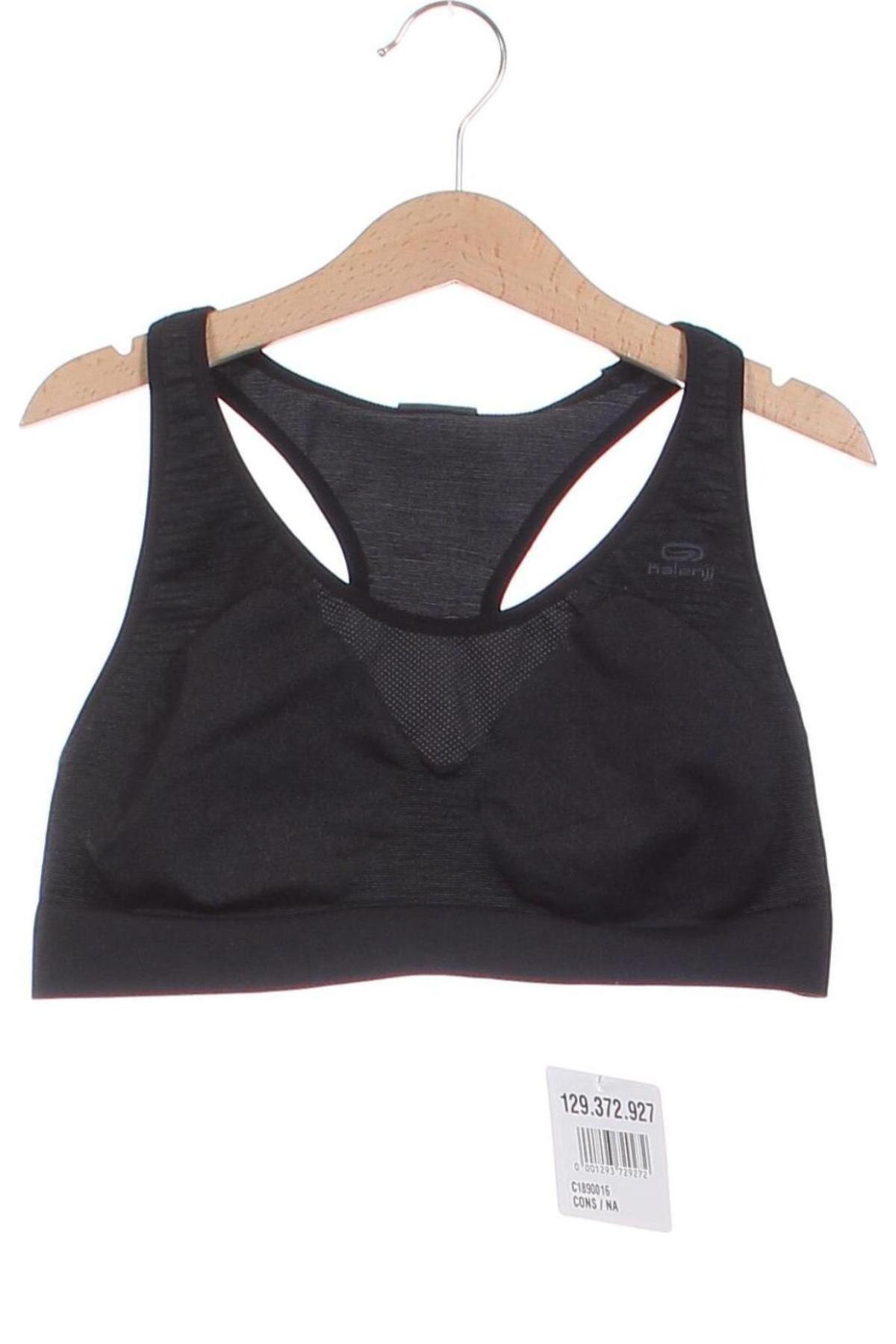 Top sport de damă. Kalenji, Mărime XS, Culoare Negru, Preț 32,99 Lei