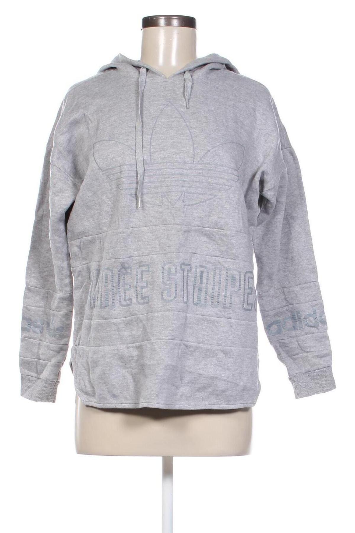 Damen Sweatshirt Adidas, Größe L, Farbe Grau, Preis € 32,49