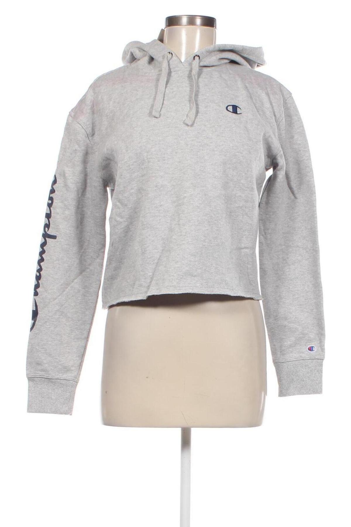 Damen Sweatshirt Champion, Größe S, Farbe Grau, Preis 13,49 €