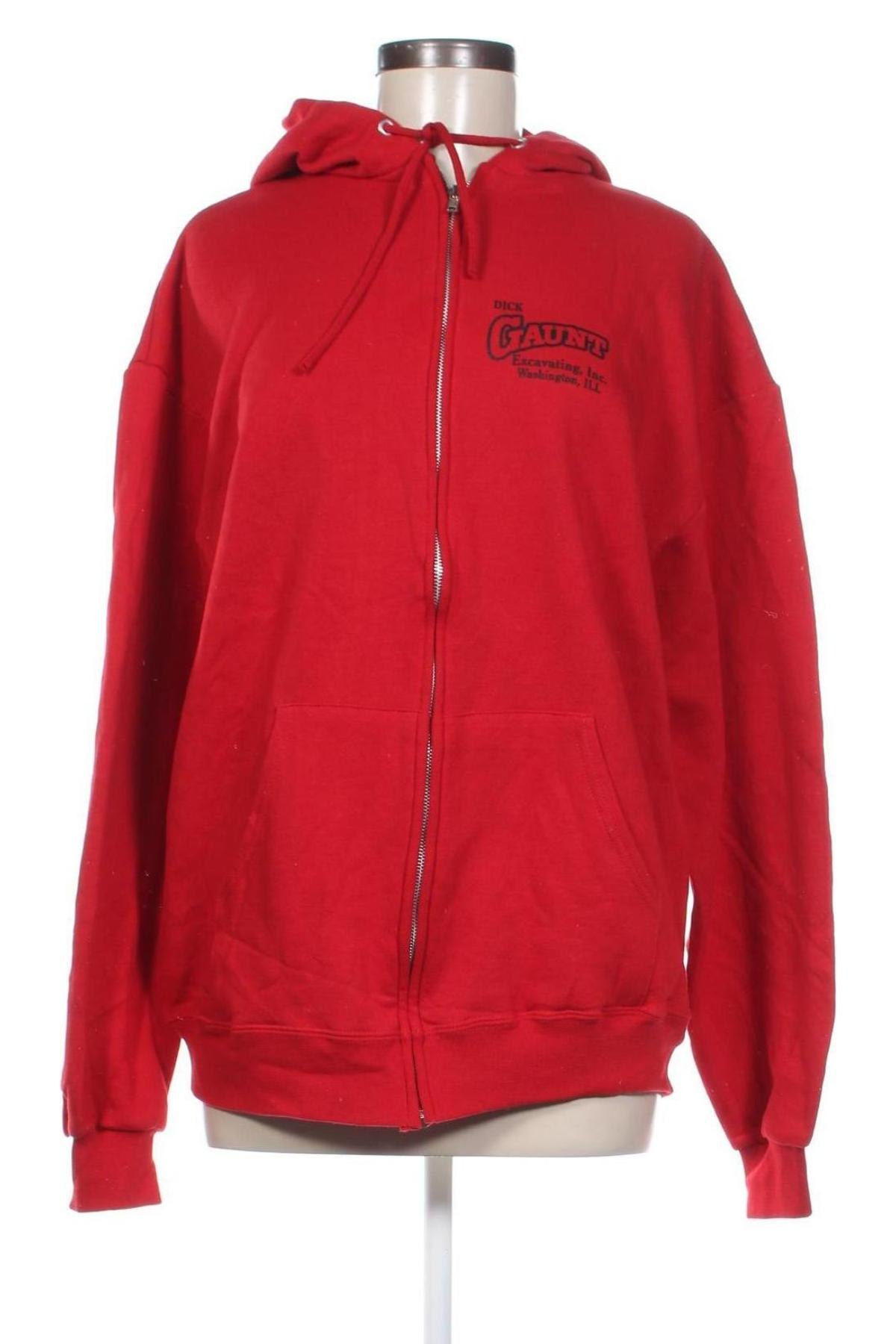 Damen Sweatshirt Jerzees, Größe XL, Farbe Rot, Preis € 10,49