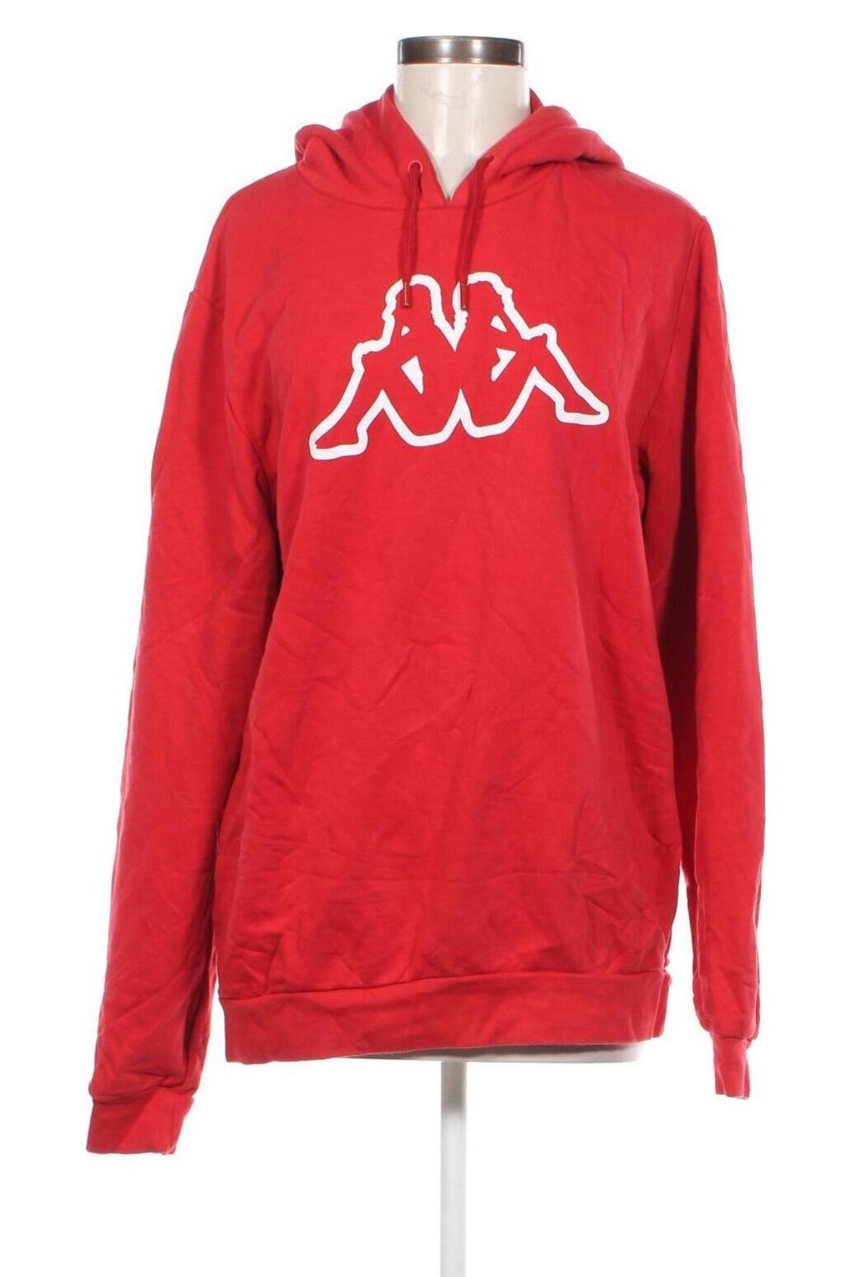 Damen Sweatshirt Kappa, Größe L, Farbe Rot, Preis € 14,99