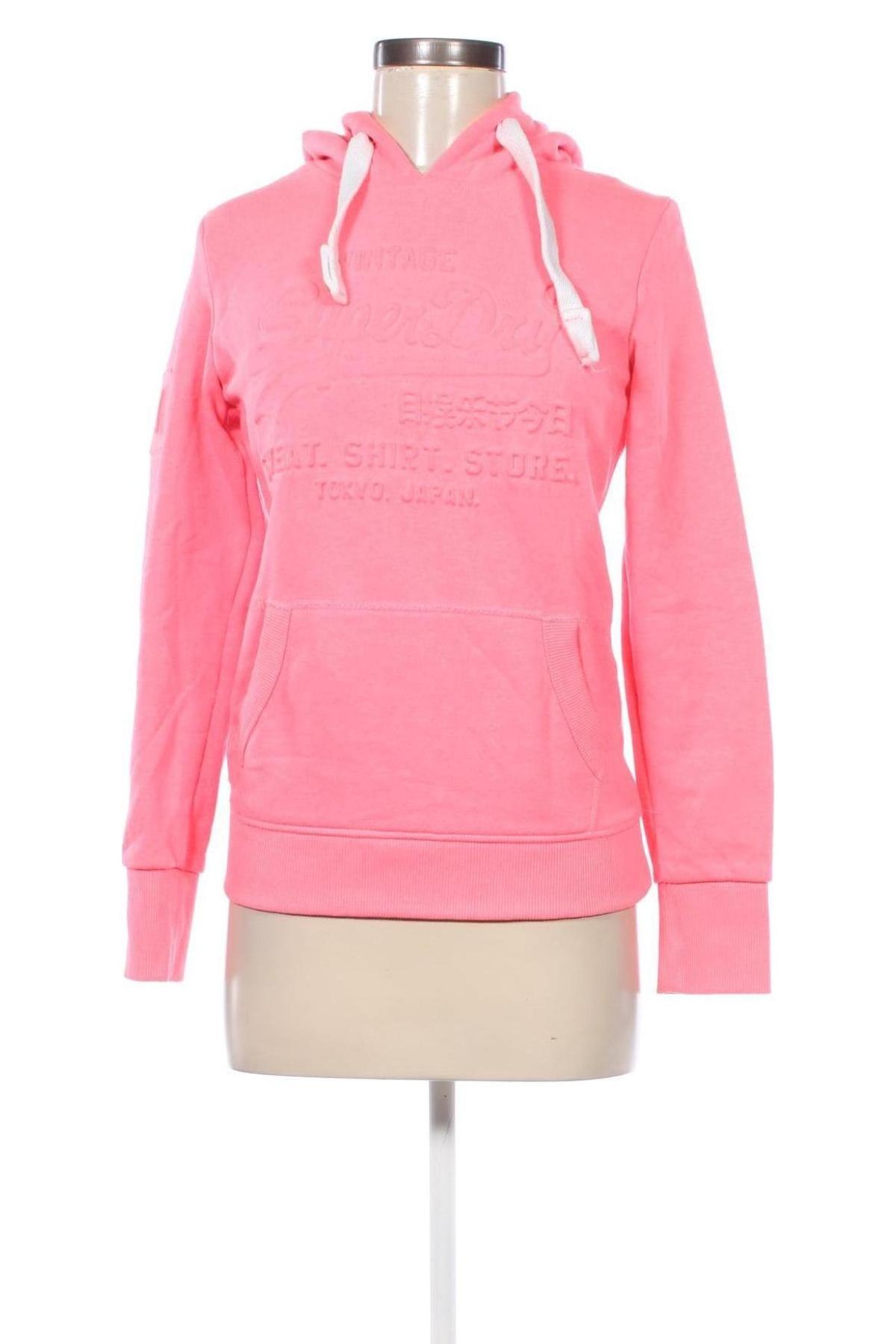 Női sweatshirt Superdry, Méret S, Szín Rózsaszín, Ár 5 499 Ft