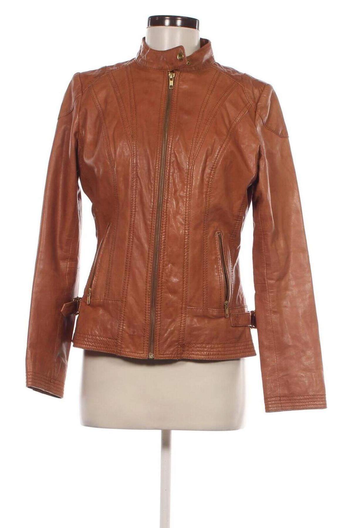 Damen Lederjacke, Größe M, Farbe Braun, Preis € 41,03