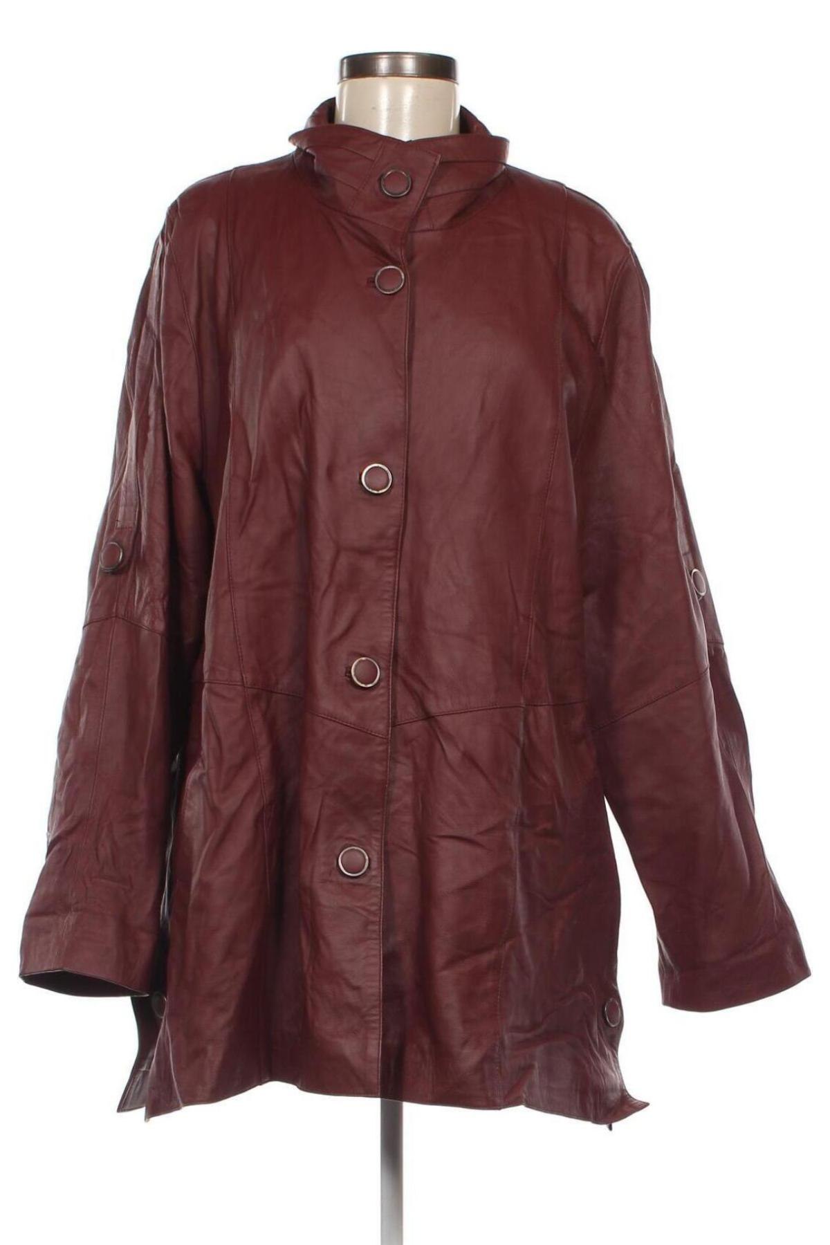 Damen Lederjacke, Größe 4XL, Farbe Braun, Preis € 61,49