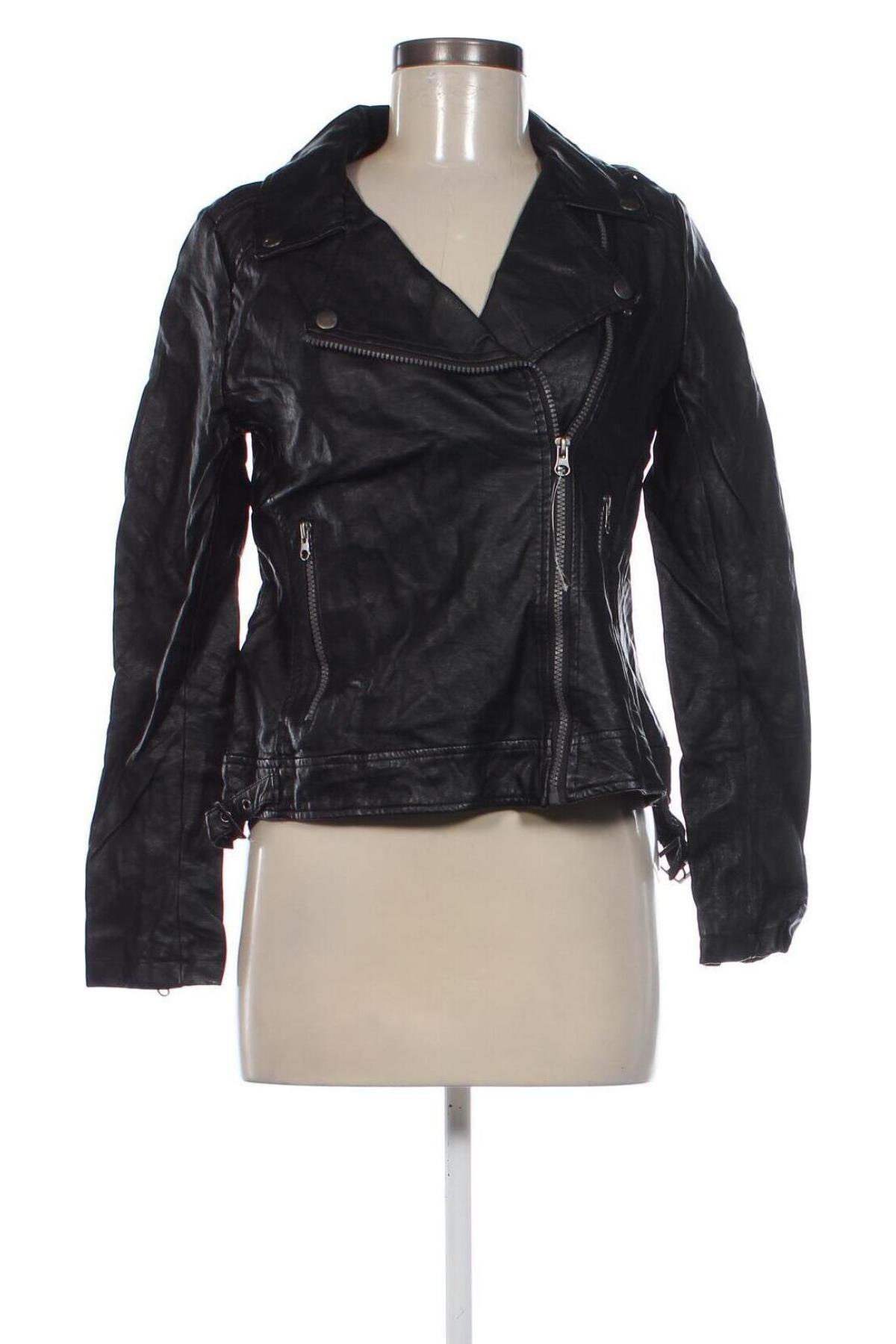 Damen Lederjacke George, Größe M, Farbe Schwarz, Preis 40,99 €