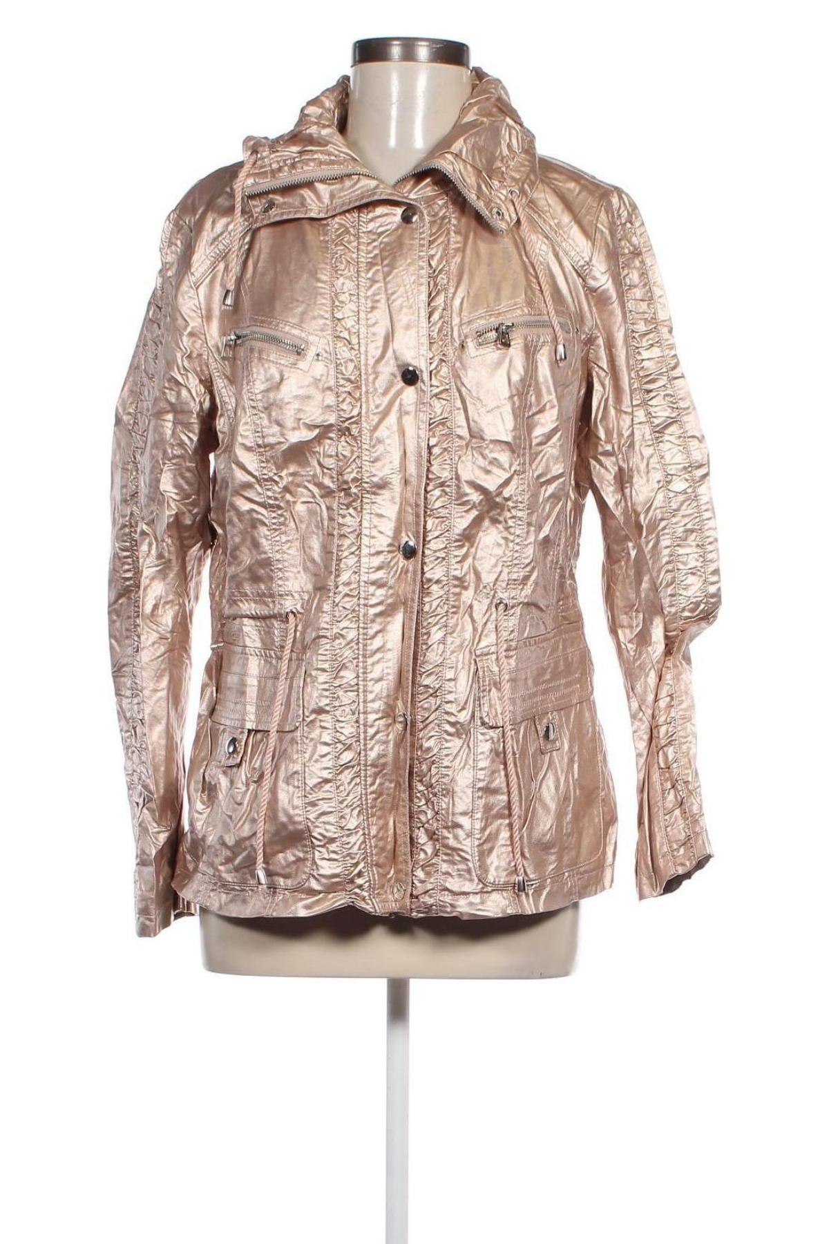 Damen Lederjacke Mainpol, Größe M, Farbe Golden, Preis € 6,49