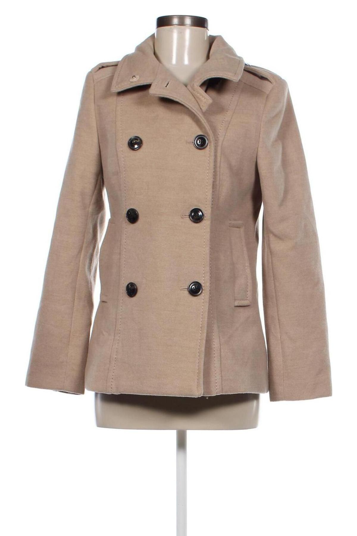 Damenmantel H&M, Größe M, Farbe Beige, Preis 27,99 €