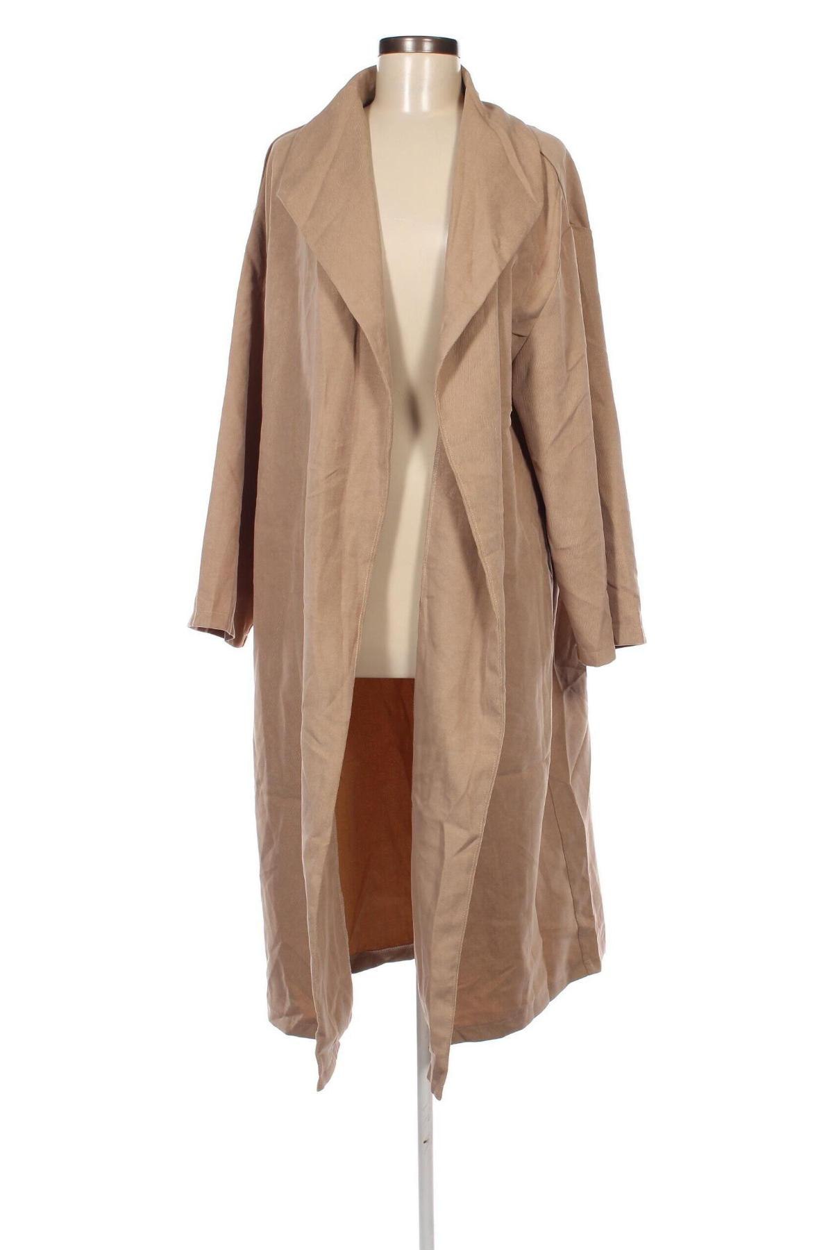 Damenmantel SHEIN, Größe XL, Farbe Beige, Preis 20,99 €