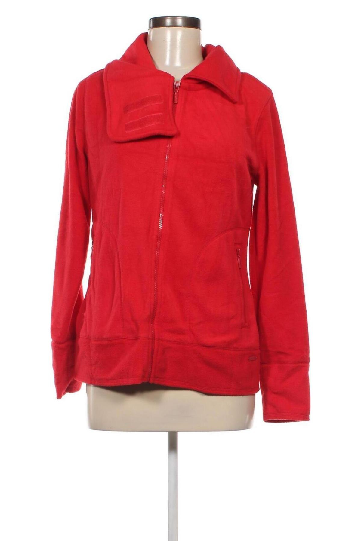 Damen Fleece Oberteil , Größe M, Farbe Rot, Preis € 11,49