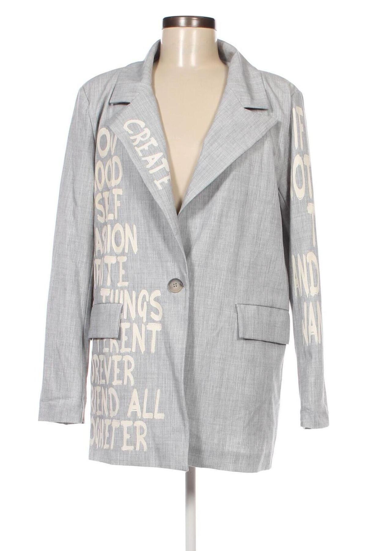 Damen Blazer, Größe M, Farbe Grau, Preis 15,99 €