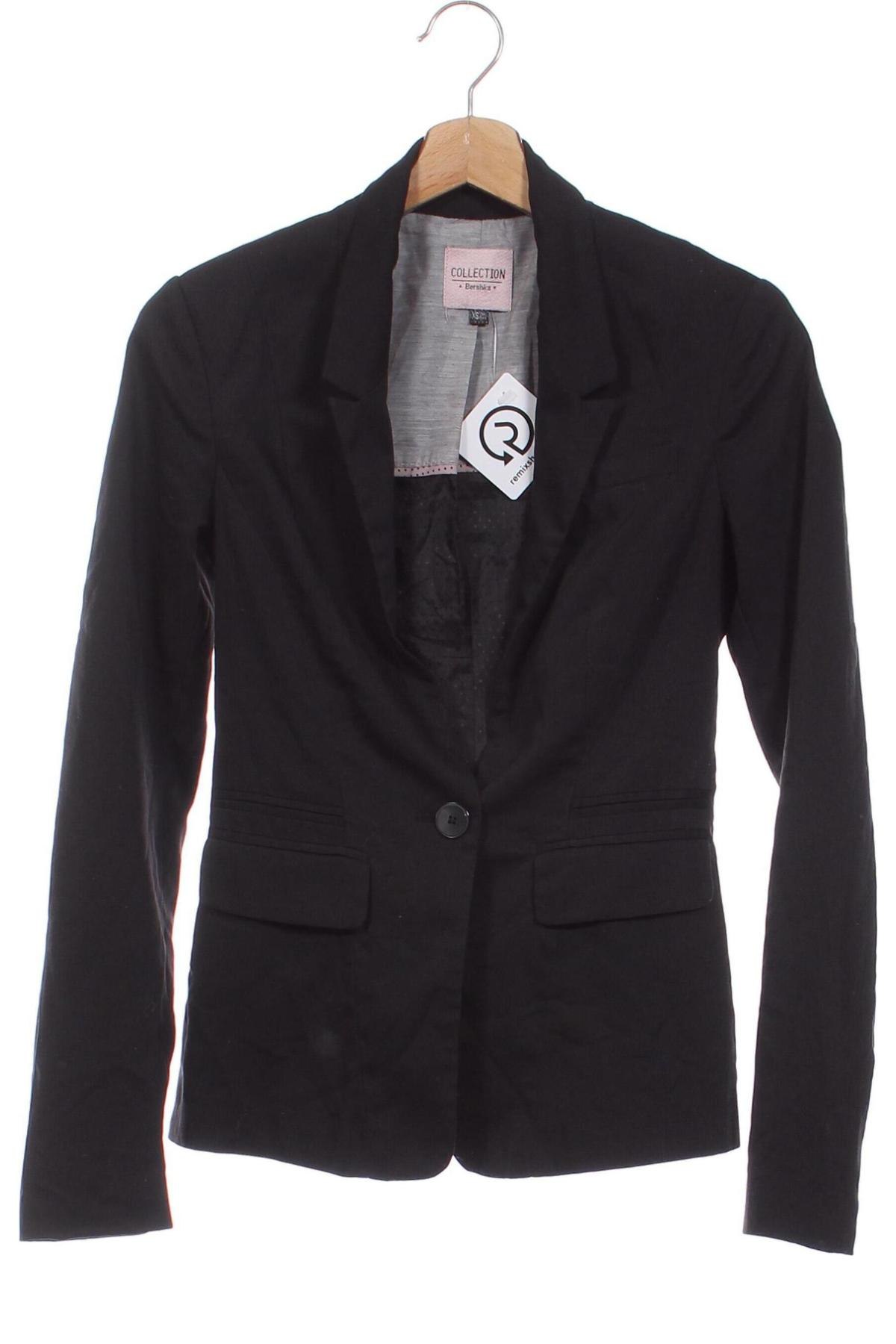 Damen Blazer Bershka, Größe XS, Farbe Schwarz, Preis € 17,49